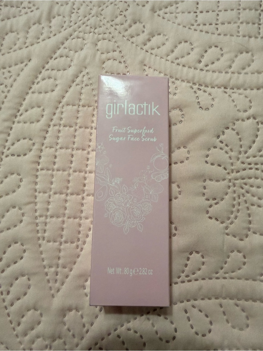 girlactik Pink Fruit Superfood Sugar Face Scrub - Gentle Exfoliating Cleanser